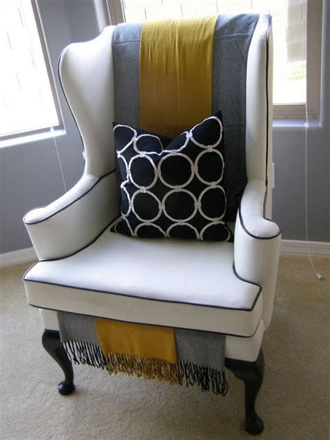 How To Reupholster A Wingback Chair Cushion Reduced Blawker Pictures