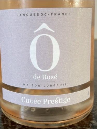 Lorgeril Ô de Rosé Cuvée Prestige Vivino US