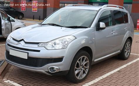 Citroen C Crosser Hdi Hp Technical Specs Data Fuel