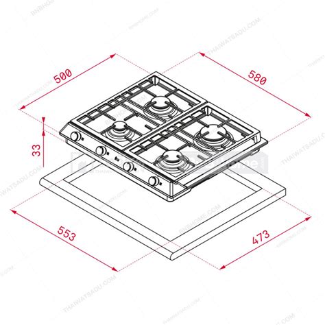 เตาแกส 4 หว TEKA EX 601 4G AI AL CI 46050 cmStainless Steel BnB home