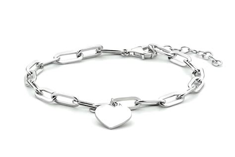 925 Silber Rhodiniert Charm Armband 19 Cm Mit Gravur GravurShop