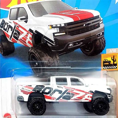 Jual HOTWHEELS 19 CHEVY SILVERADO TRAIL BOSS LT 2022 PUTIH BORLA