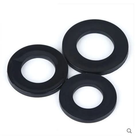 Pcs M M M M M M M Black Nylon Flat Washer Assortment Kit