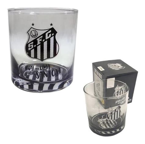 Copo De Whisky Licenciado Santos Time De Futebol Oficial Allmix