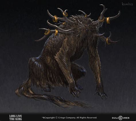 Artstation Long Live The King Titan Concept Monster Concept Art