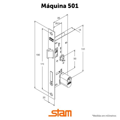 Fechadura Ix290 Broca 26 5mm Espelho Inox Polido Externa LOJA STAM