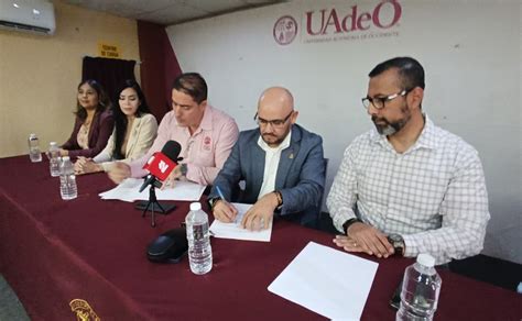 Firma UAdeO convenio de colaboración con colegio de contadores