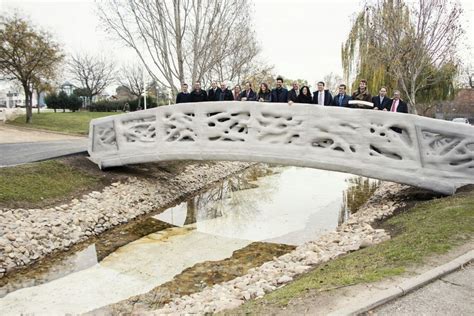 Worlds First 3d Printed Bridge Made From Micro Reinforced Concrete 3