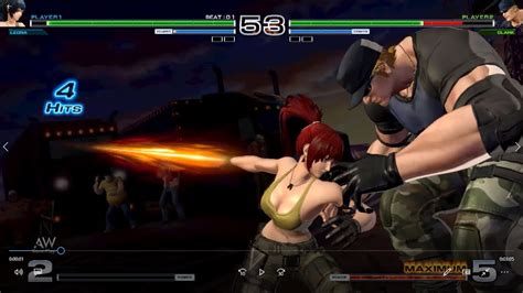 Leona Vs Clark The King Of Fighters XIV Combos KOF 14 YouTube