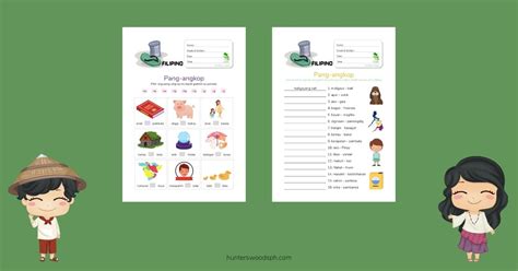 Pang Angkop Hunterswoodsph Filipino Video And Worksheets