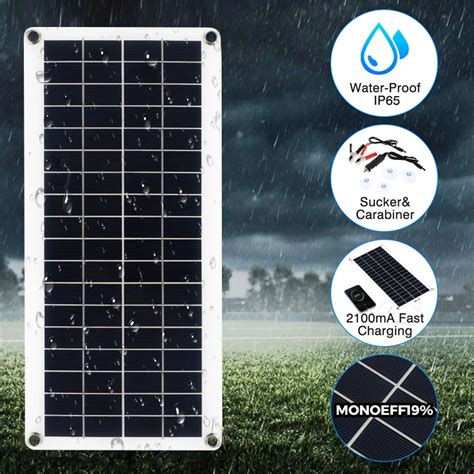 200W 12V 24V 48V Solar Panel Power Kit Ip67 Flexible 100 W 41 OFF