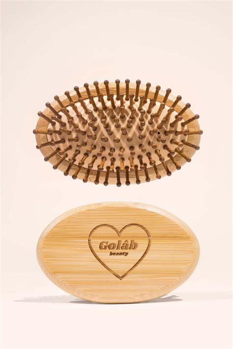 Organic Bamboo Scalp Massager Golâb Beauty