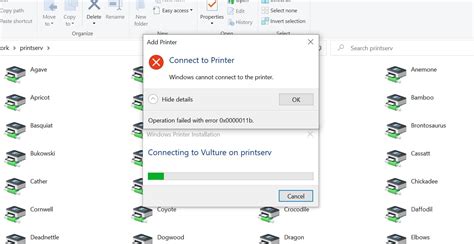 Error 0x0000011b when adding a new printer. Issue persists after ...