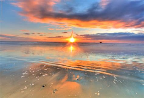 "Oregon Beach February Sunset" by James Watkins. | Sunrise photos, Sunrise sunset, Sunrise