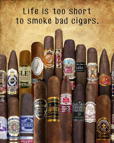 Cigar Art Cigar Poster Tobacco Print Cigar Print Man Cave Wall Art Home Decor Fathers Day T