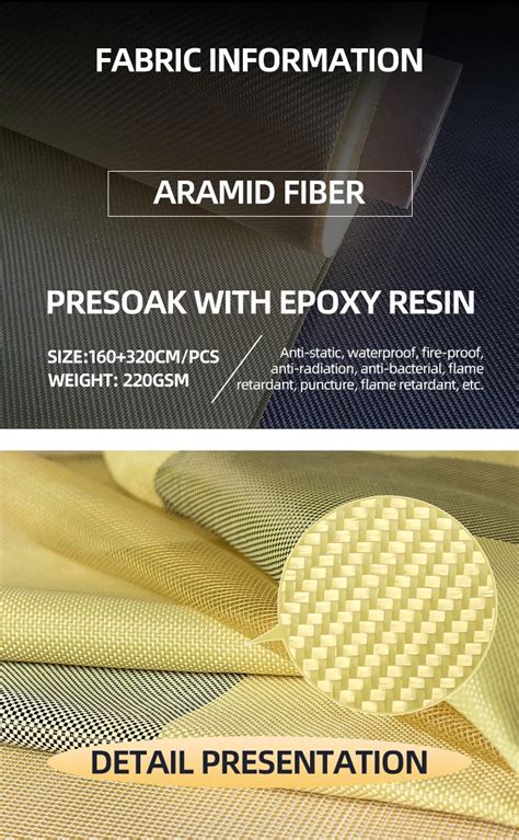 Para Aramid Fiber Fabric High Strength Safety Protective Fireproof