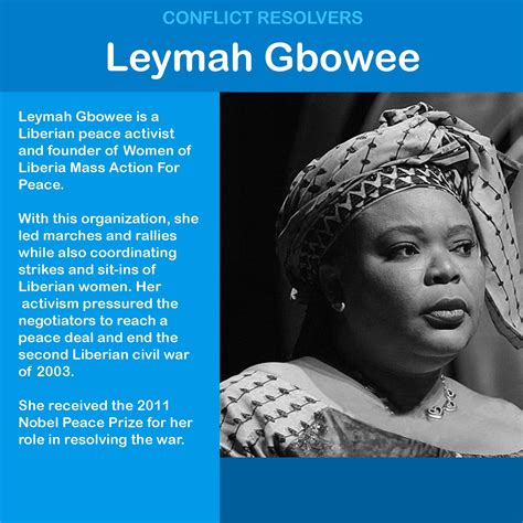 Newsletter Highlight Leymah Gbowee 6 Rivers Dispute Resolution Center