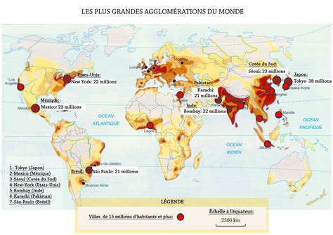 Agglomérations Mondiales Lexique Histoire Géographie Enseignement