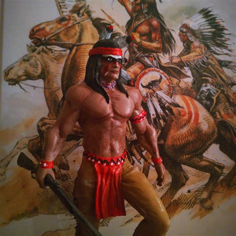 3D Printable Elite Native American Warrior By Rudolf Arendt