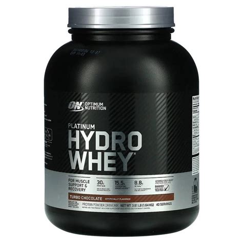 Протеин Optimum Nutrition Platinum Hydrowhey 1.59 кг Turbo Chocolate ...