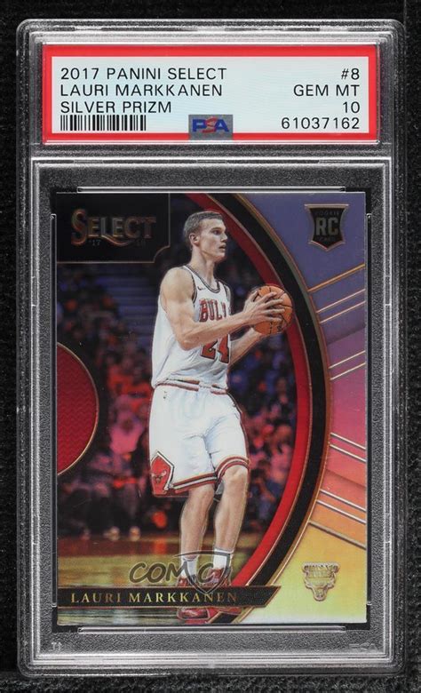 Panini Select Concourse Silver Prizm Lauri Markkanen Rc