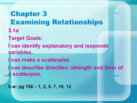 Chapter 3 Examining Relationships Ppt Video Online Download