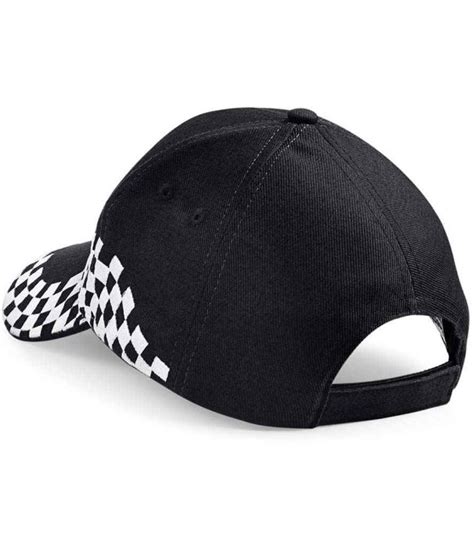 Beechfield Grand Prix Cap Black Adult 99kits