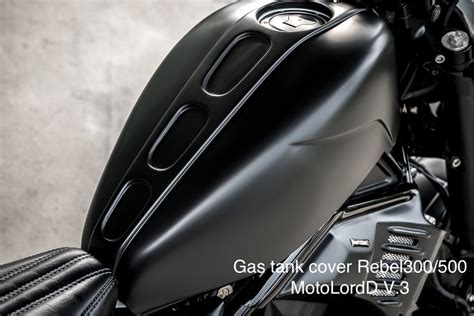 Gas Tank Cover Motozaaa Honda Rebel 300 500