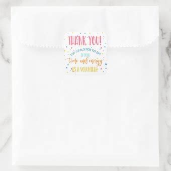 Volunteer Appreciation Week Sticker Plaster Zazzle