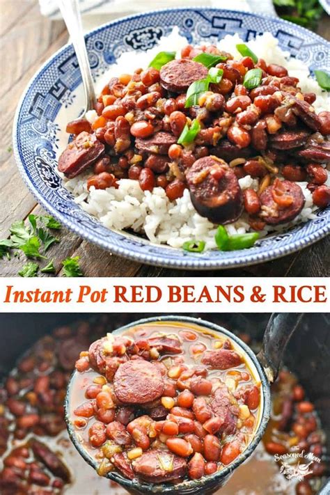 Instant Pot Red Beans And Rice The Seasoned Mom Recipe Slow Cooker Red Beans Instant Pot