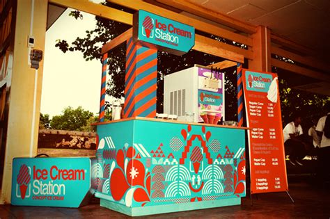 Ice Cream Station Behance