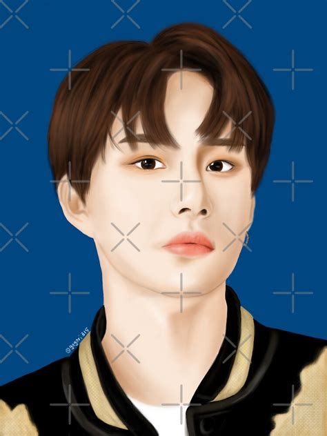 NCT JUNGWOO FAN ART Sticker For Sale By Gogori Redbubble