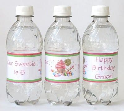 {How-to} Make Custom Water Bottle Labels - Glorious Treats