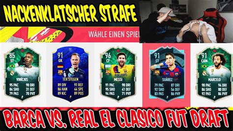 Kranke NACKENKLATSCHER Strafe In EL CLASICO Real Vs Barca Fut Draft