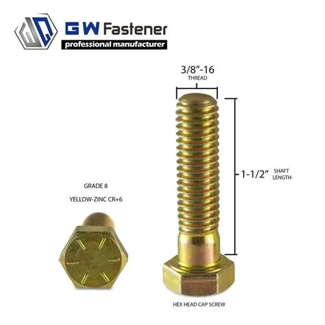 Sae Grade Cap Screws Astm A307 Grade A Astm A449 Astm A354 Grade 2 5 8