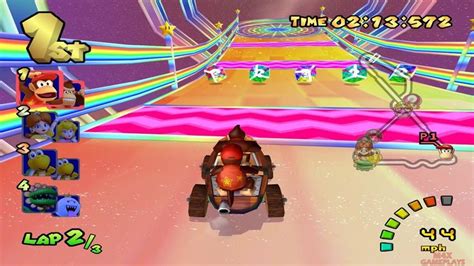 Mario Kart Double Dash Hd Rainbow Road Special Cup Donkey Kong And