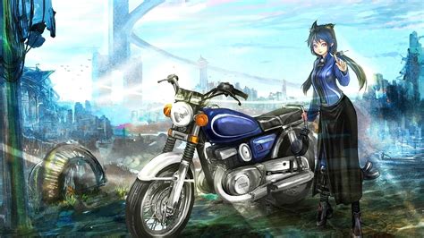 Anime Motorcycle Wallpapers - Wallpaper Cave