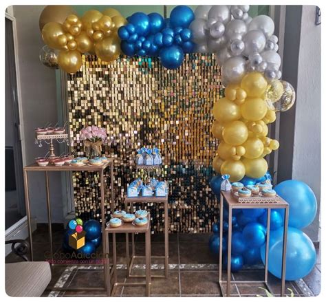 Shimmer Wall Dorado Y Arco Org Nico De Globos Decoraciones De Fiesta