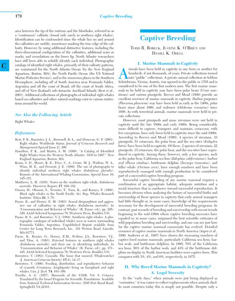 (PDF) Captive Breeding