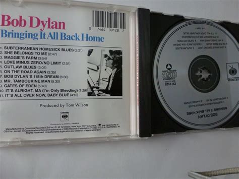 Bob Dylan Bringing It All Back Home 1989 Columbia ‎ Ck 9128 Cd