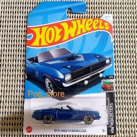 Jual Hot Wheels Plymouth Baracuda Blue Shopee Indonesia
