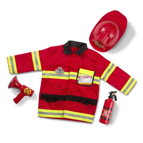 Melissa And Doug Dress Up Costume Set Firefighter Chief Shop Role