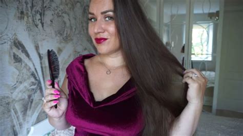 Long Still Long Hair Brushing 1080p Hd Darias Fetish Kingdom Clips4sale