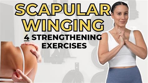 4 Strengthening Exercises For Scapular Winging YouTube