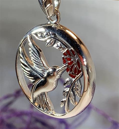 Hummingbird Necklace Bird Jewelry Nature Jewelry Bird Lover Gift