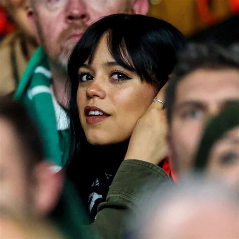 Jenna Ortega Scores with Ireland vs. New Zealand Rugby Match in Dublin