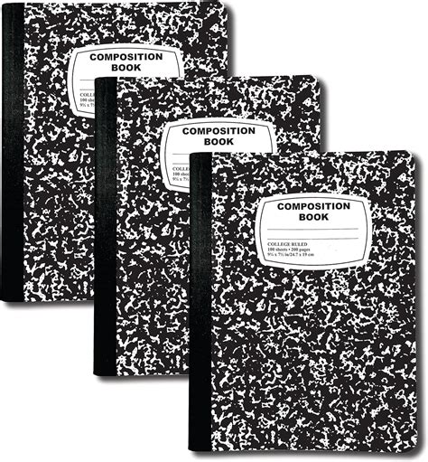 Amazon AUKSales Composition Notebook College Ruled Composition