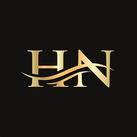 Hn Logo Monogram Letter Hn Logo Design Vector Hn Letter Logo Design 17193096 Vector Art At