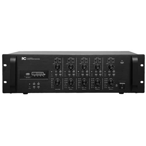 L Tronik T 4240mp Amplificador Multicanal De 4x240w Con Matriz Selectora Y Reproductor Mp3