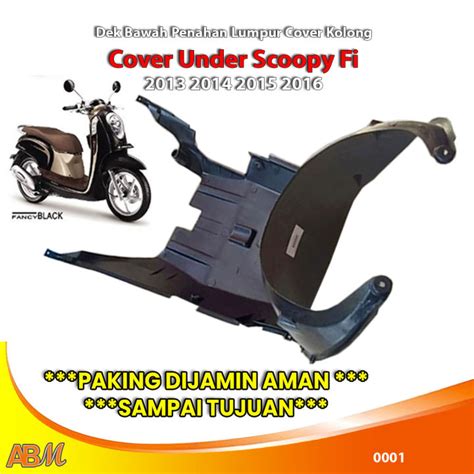 Dek Bawah Penahan Lumpur Cover Kolong Honda Scoopy Fi Sd I